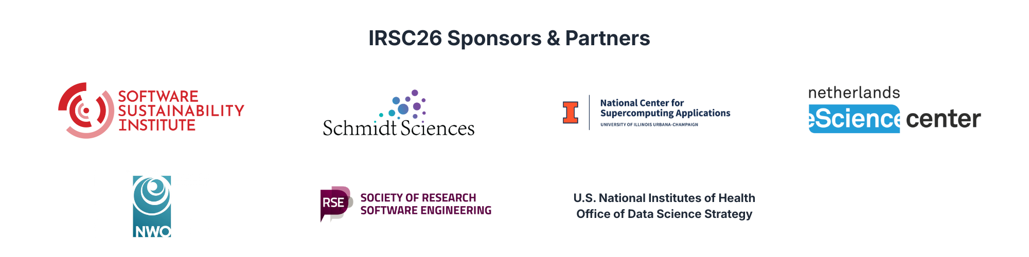 IRSC sponsors